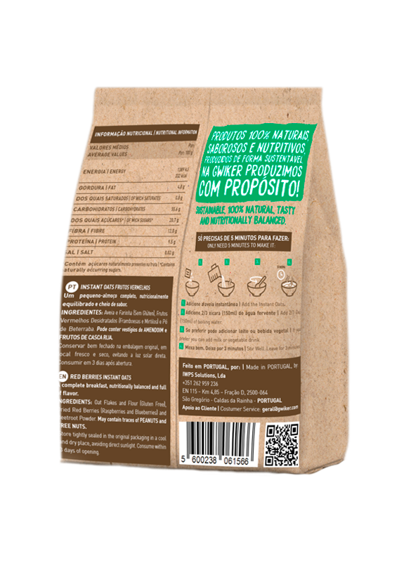 Instant Oats 300g - Banana & Cocoa