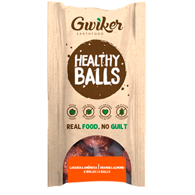 Healthy Balls Laranja & Amêndoa - 40g x 24