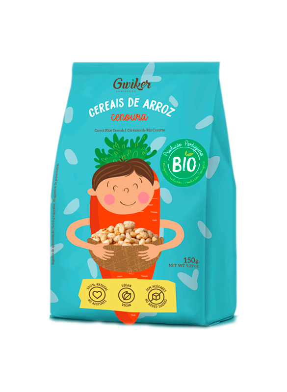 Cereais de Arroz Infantis BIO - Cenoura