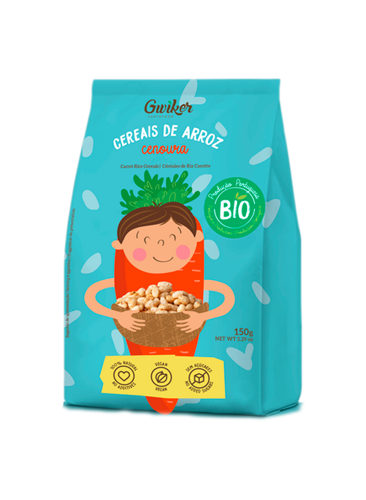 Cereais de Arroz Infantis BIO - Cenoura