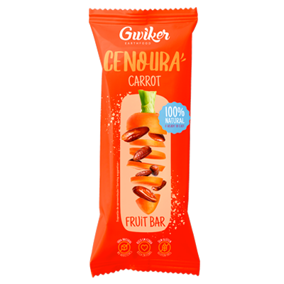 Fruit Bar Cenoura - 35g (30 unidades)