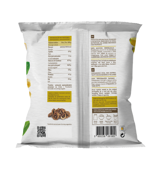 Dehydrated Banana - Soft Texture