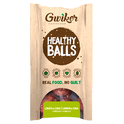 Healthy Balls Lemon &amp; Chia - 40g x 24