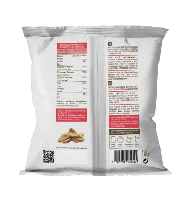 Dehydrated Apple - Soft Texture