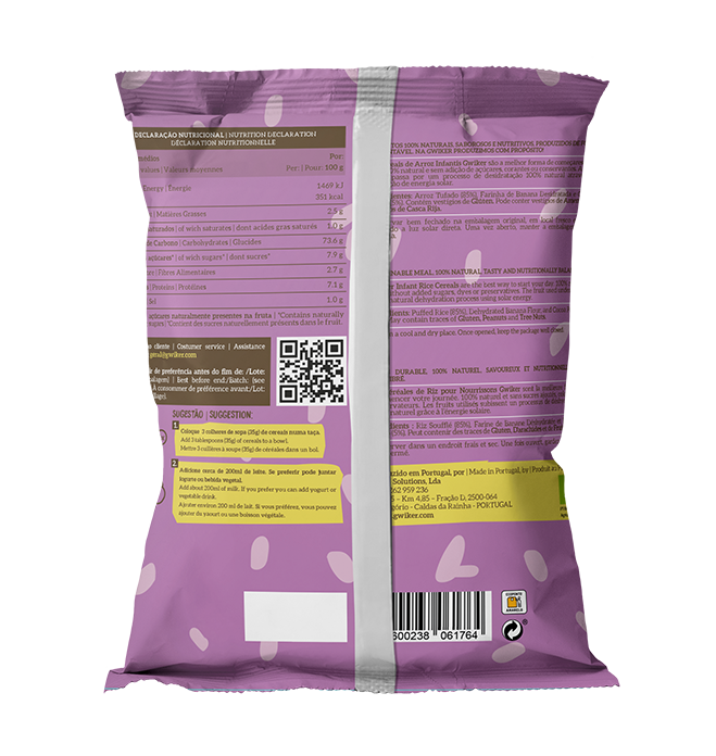 Organic Rice Cereals for Children - Cocoa