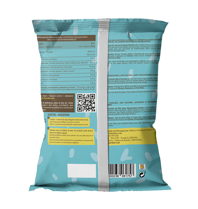 Organic Baby Rice Cereals - Carrot