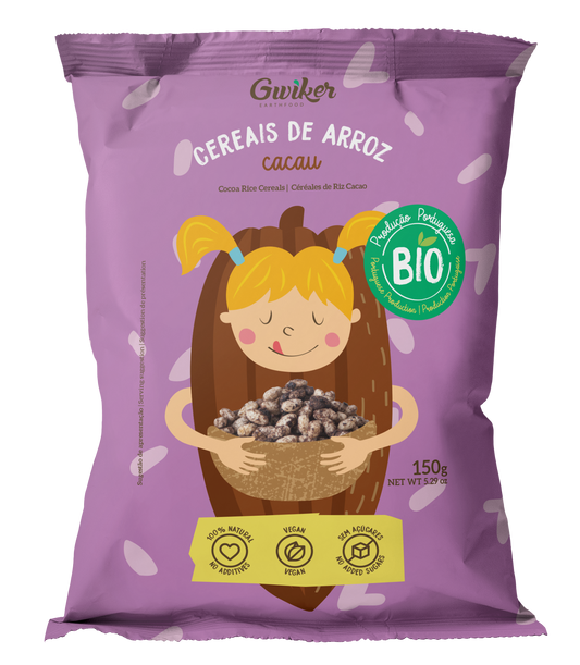 Organic Rice Cereals for Children - Cocoa
