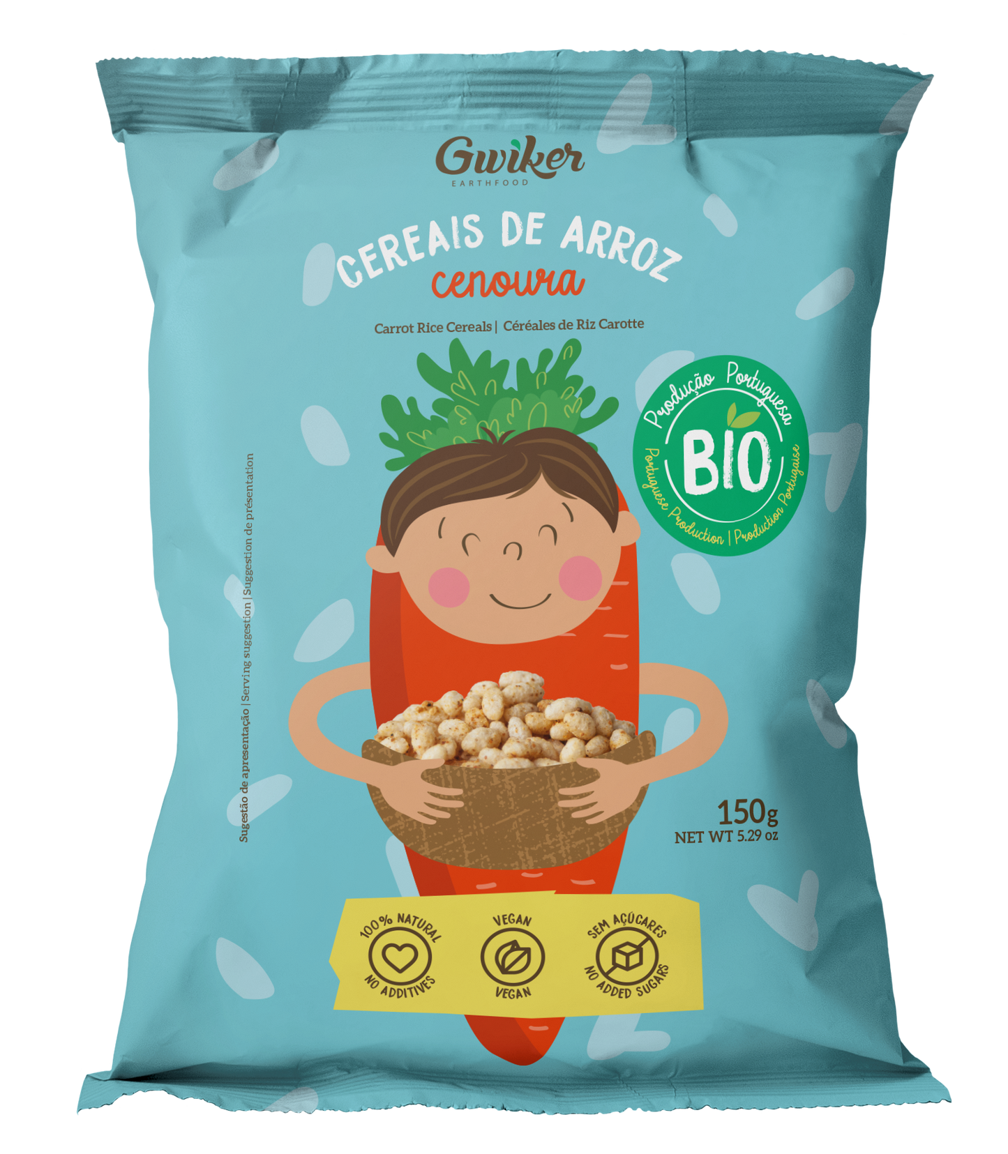 Organic Baby Rice Cereals - Carrot