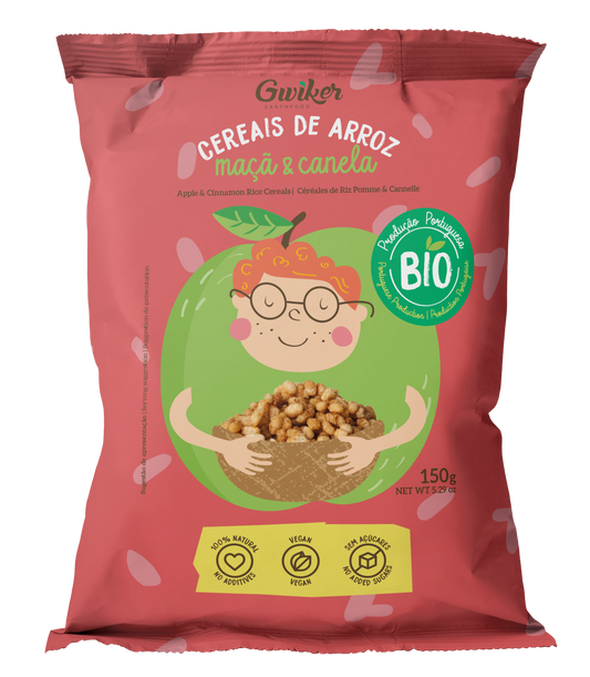 Organic Rice Cereals for Kids - Apple &amp; Cinnamon