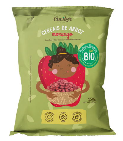 Organic Baby Rice Cereals - Strawberry